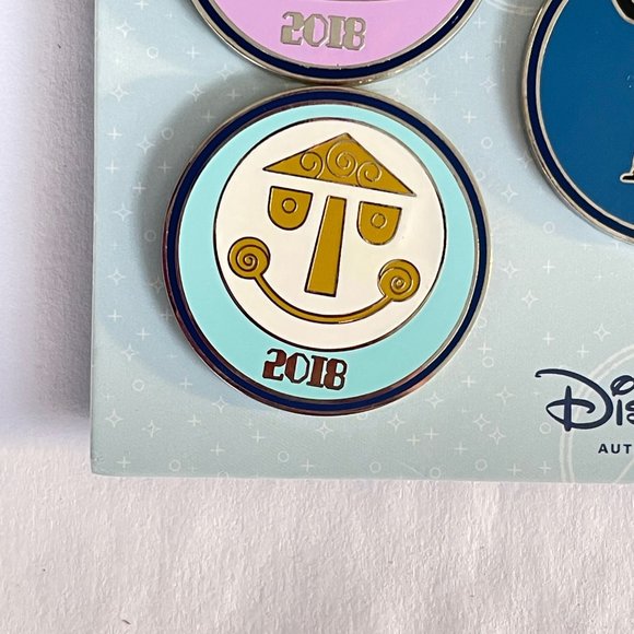 Disney Parks 2018 Space Mountain Peter Pan's Flight Small World Booster Pin Set - Picture 5 of 6